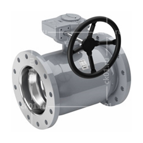 Кран Naval нержавеющий фланцевый с редуктором DN200 PN16