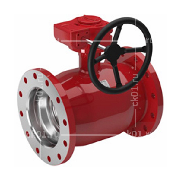 Кран NavalSteam для пара фланцевый c редуктором DN250 PN25