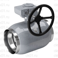 Кран Naval нержавеющий приварной с редуктором