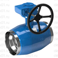 Кран Naval стальной приварной с редуктором