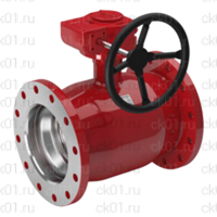 Кран NavalSteam для пара фланцевый c редуктором