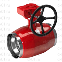 Кран NavalSteam для пара приварной с редуктором