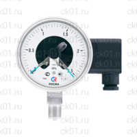 Манометры коррозионностойкие виброустойчивые с электроконтактной приставкой типа ТМ серии 21