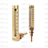 Термометры жидкостные виброустойчивые типа ТТ-В