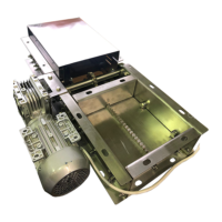 Задвижка реечная 400x400 из нержавеющего металла с приводом