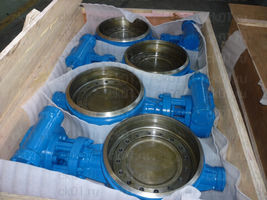 Затвор дисковый стальной с тройным эксцентриситетом